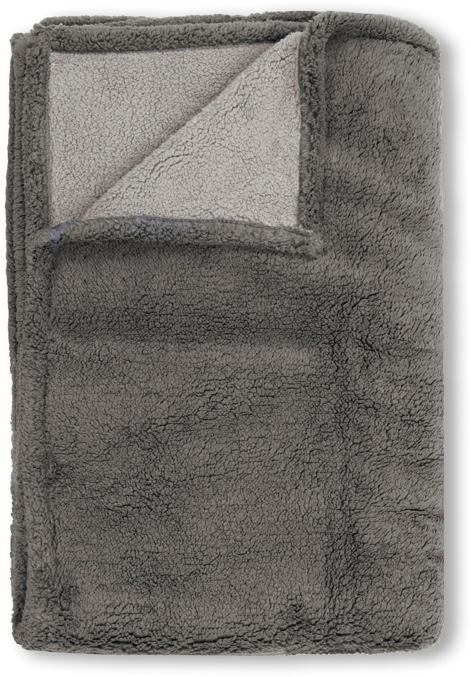 Biberna Tagesdecke »Tagesdecke Sherpa«, Kuscheldecke, superweiche + warme Sherpa Wende-Decke
