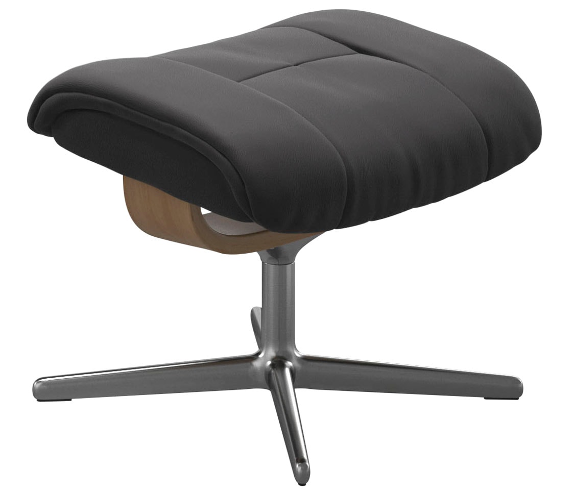 Stressless Fußhocker "Mayfair" mit Cross Base, Größe S, M & L, Holzakzent Eiche