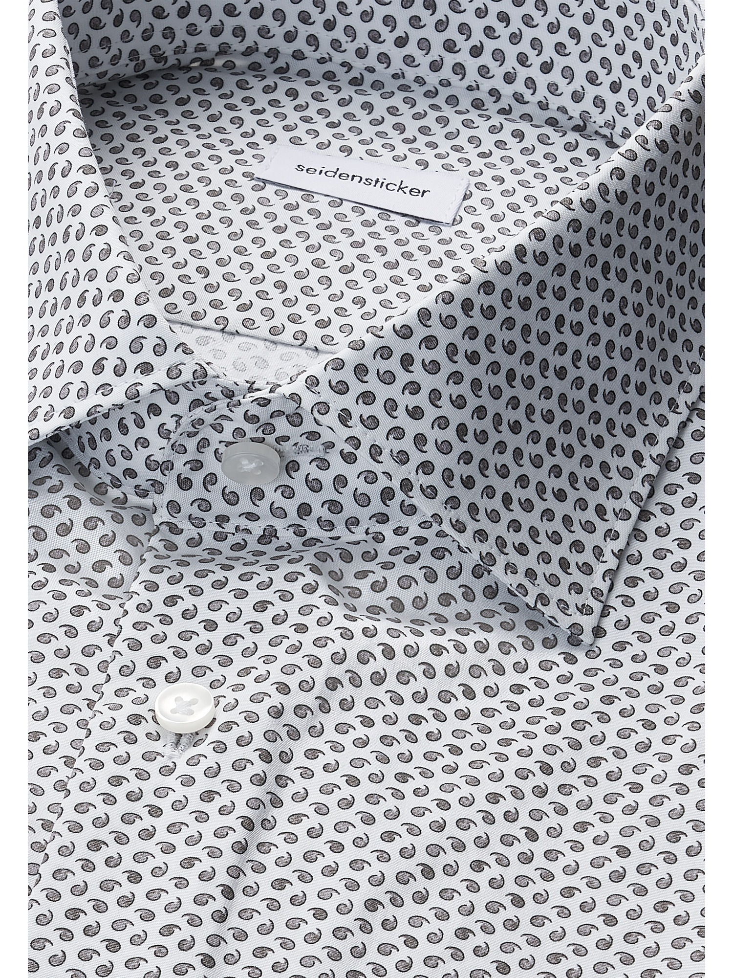 seidensticker Businesshemd »Schwarze Rose« X-Slim 1/1 Kentkragen Kettendruck