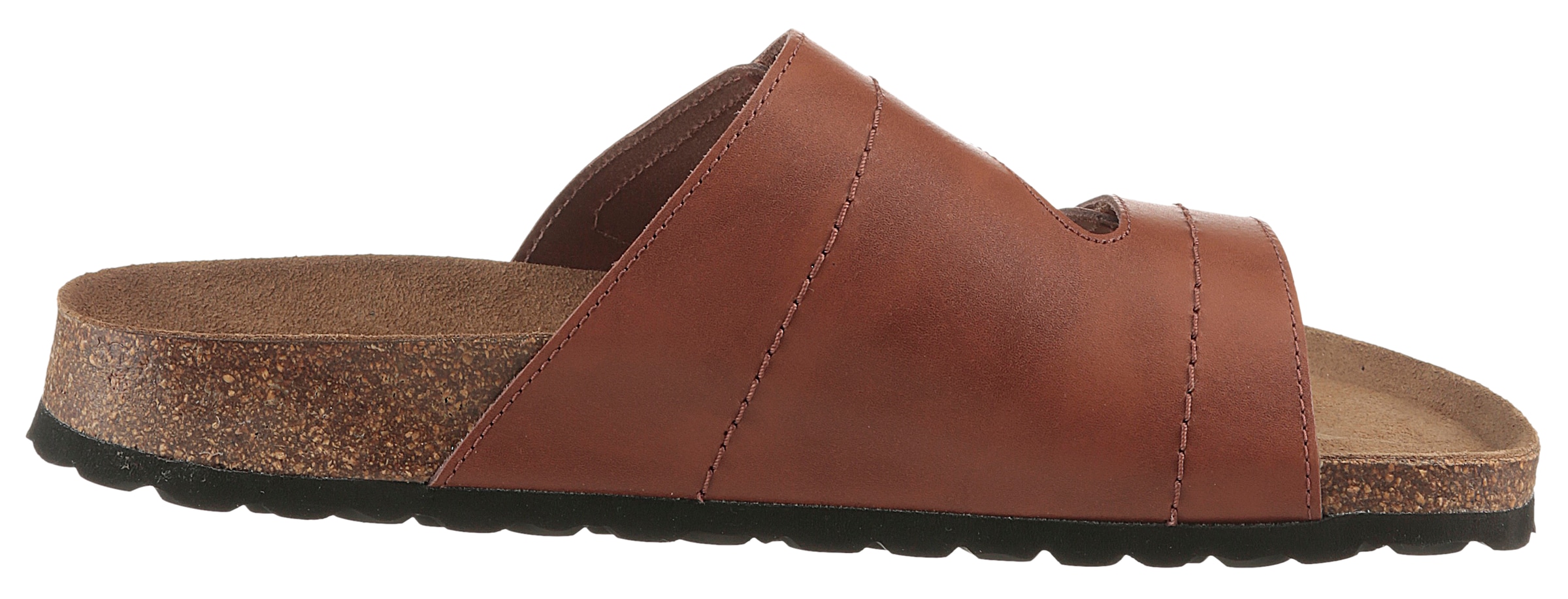 Man's World Pantolette, Schlappen, Sommerschuh, Hausschuh mit vorgeformtem Fußbett