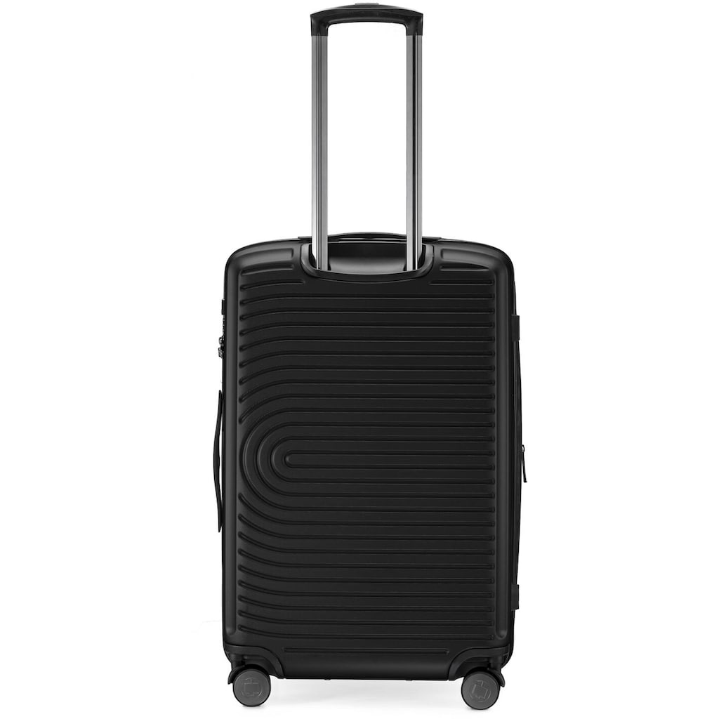 Hauptstadtkoffer Hartschalen-Trolley »Mitte, schwarz, 68 cm«, 4 Rollen