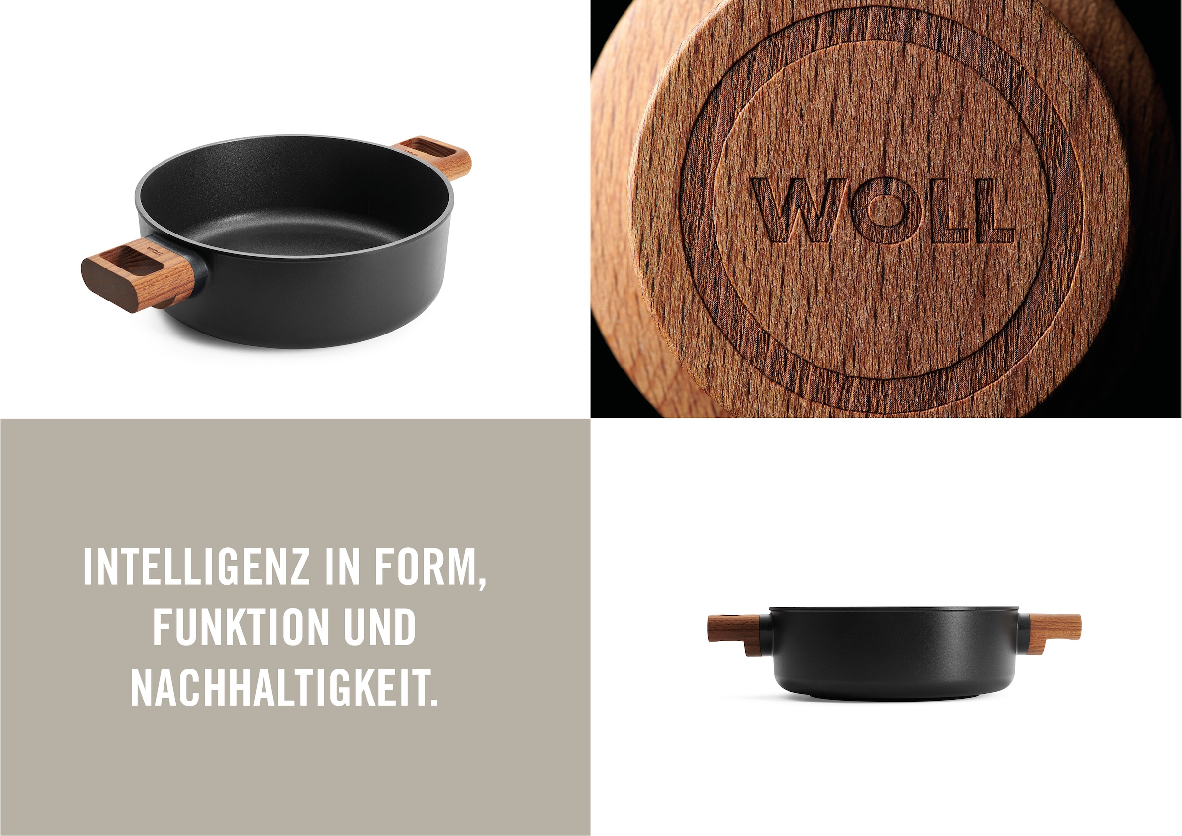 WOLL MADE IN GERMANY Kasserolle »Eco Logic QXR«, Aluminiumguss, (1 tlg.)