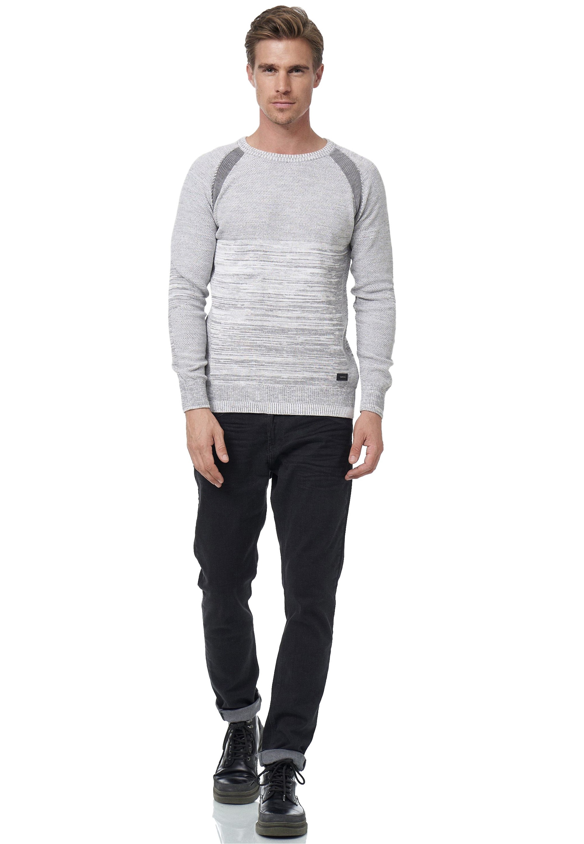 Rusty Neal Strickpullover »RUSTY NEAL Knitwear«, im sportiven Stil