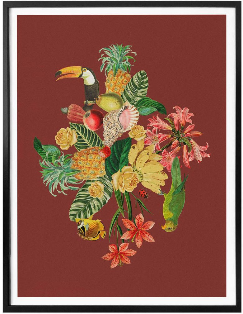 Wall-Art Poster »Tropical«, Landschaften, (1 St.), Poster ohne Bilderrahmen