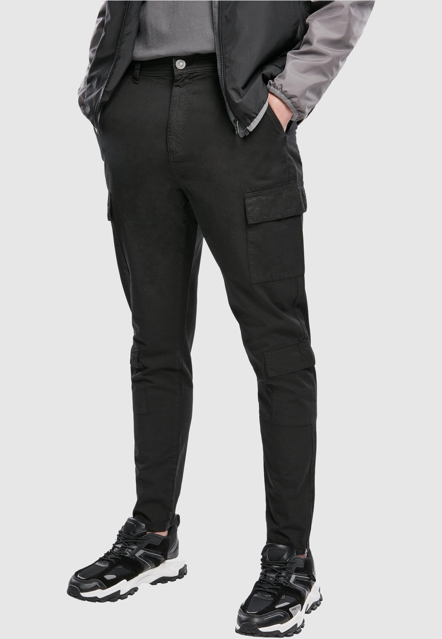 URBAN CLASSICS Cargohose »Urban Classics Herren Tapered Double Cargo Pants«, (1 tlg.)