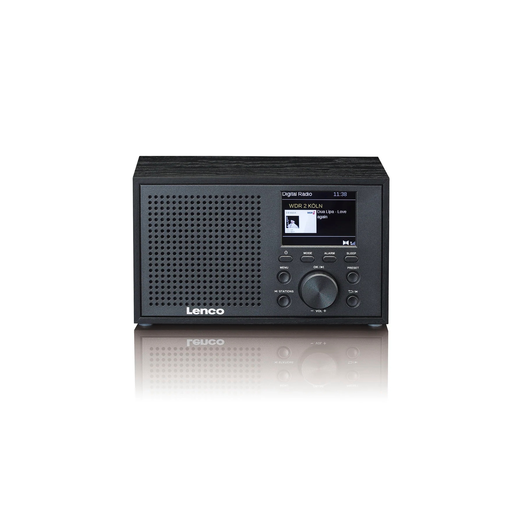 Lenco Digitalradio (DAB+) »DAR-017 DAB+/FM Radio mit Bluetooth«, (Bluetooth Digitalradio (DAB+) 3 W)