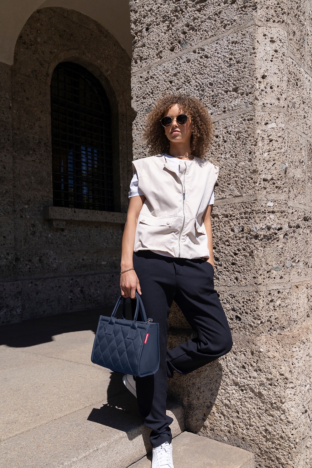 REISENTHEL® Einkaufsshopper »daily shopper XS« Metalldruckknopf-Verschluss, längenverstellbare Schulterriemen