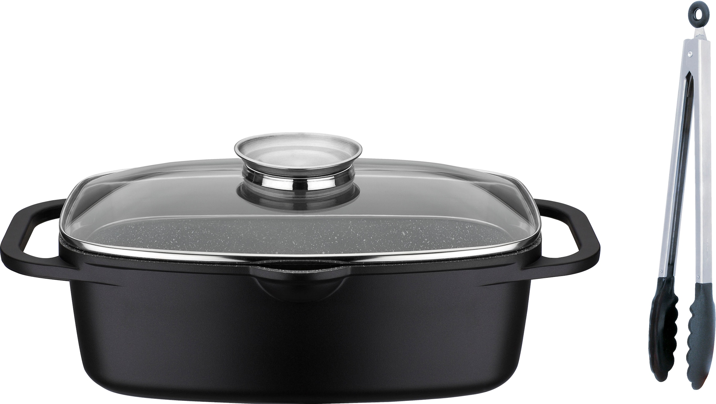 GSW Bräter "Gourmet Grantit" Set, 2 Stk. tlg. Aluminiumguss