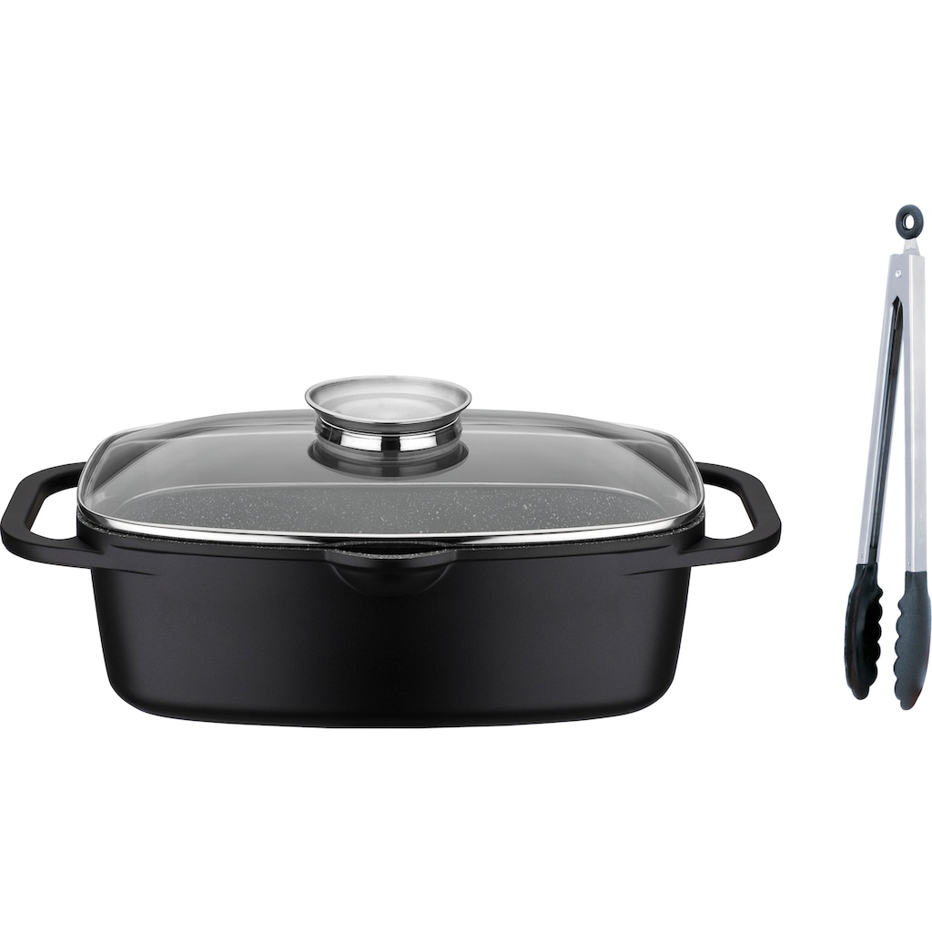 GSW Bräter »Gourmet Grantit«, Aluminiumguss, (Set, 2 tlg.)