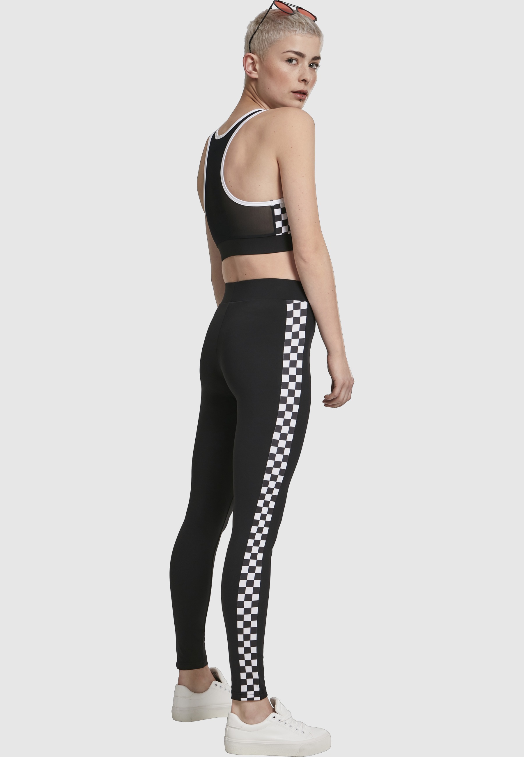 URBAN CLASSICS Leggings »Urban Classics Damen Ladies Side Check Leggings«