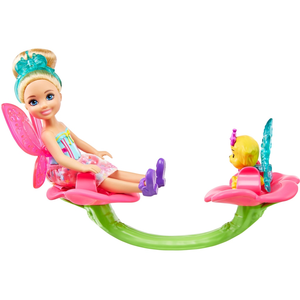 Barbie Puppenhaus »Dreamtopia Chelsea Feen-Baumhaus-Spielset mit Puppe«