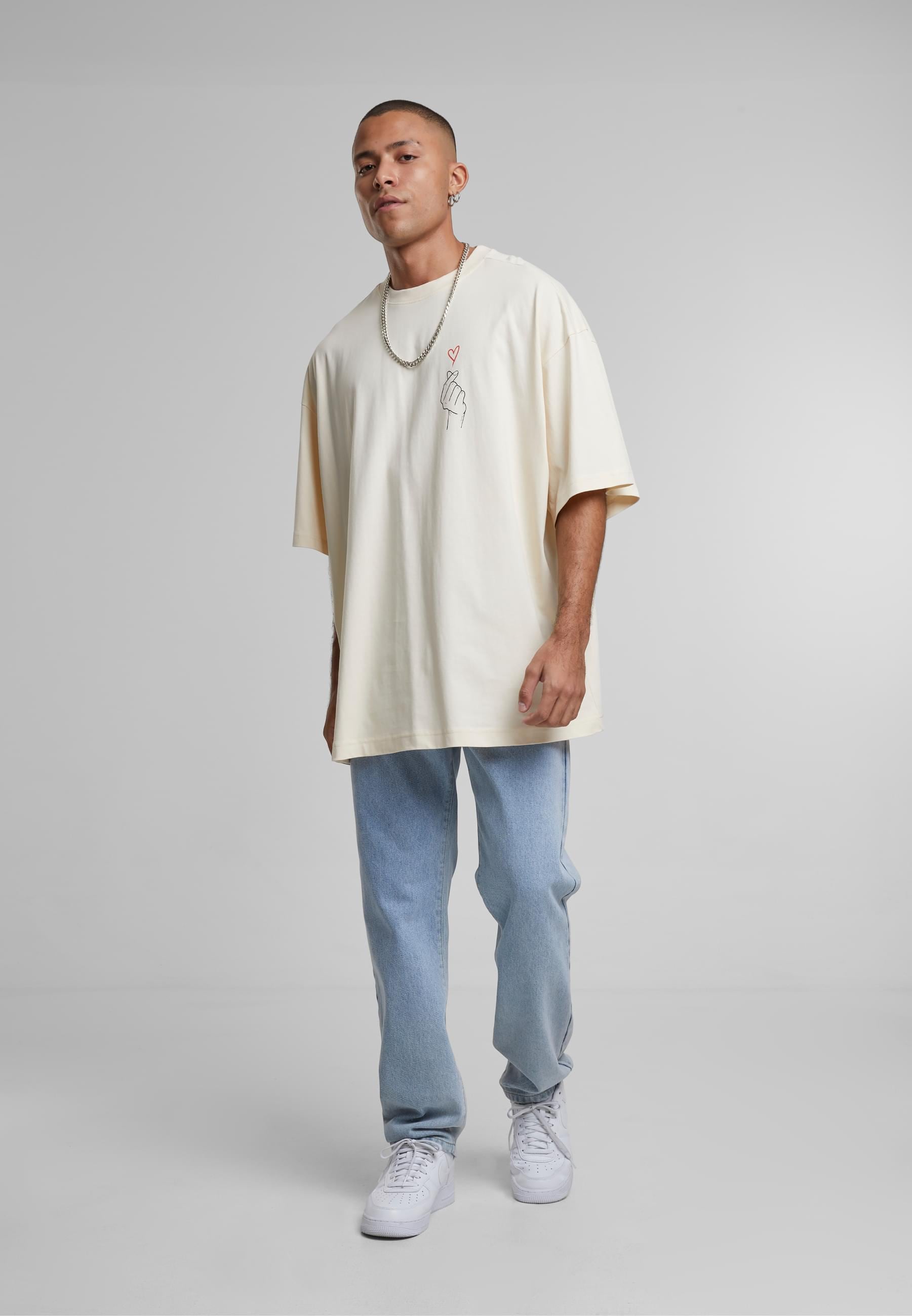 Merchcode T-Shirt »Merchcode Herren K Heart Huge Tee«, (1 tlg.)