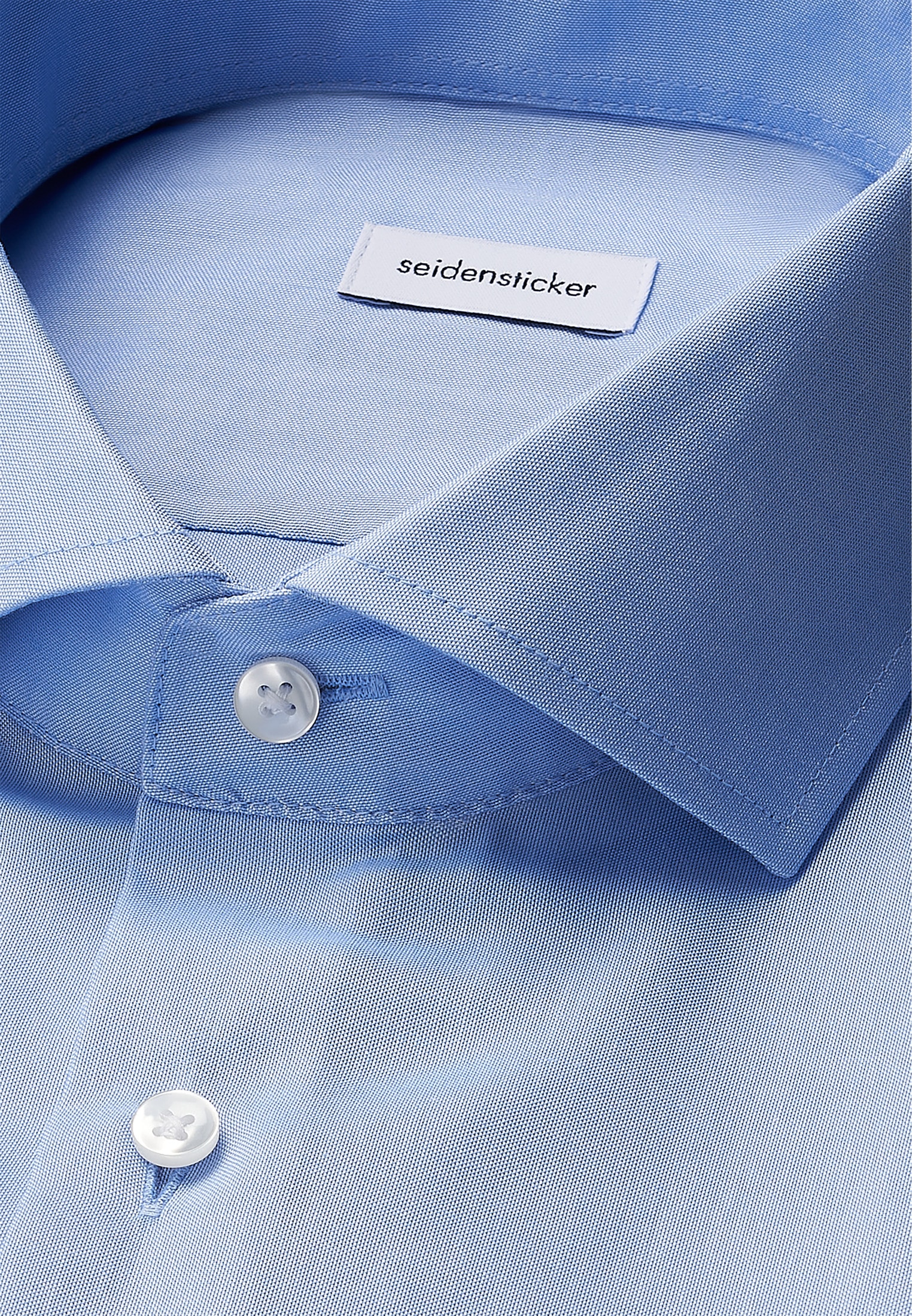 seidensticker Businesshemd »Schwarze Rose«, Shaped 1/1 Kentkragen Uni