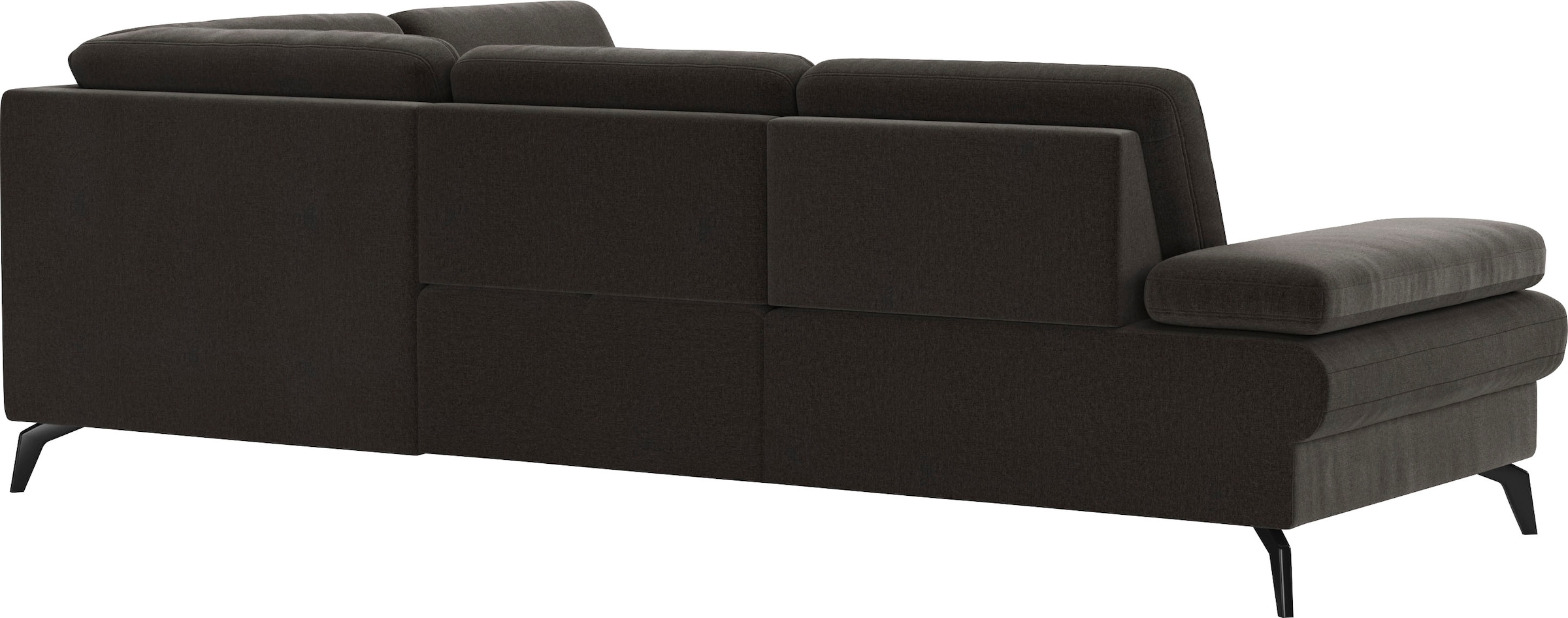 sit&more Ecksofa »Morris L-Form, inkl. Sitztiefenverstellung«, wahlweise mit Armteilverstellung, Bettfunktion & Bettkasten