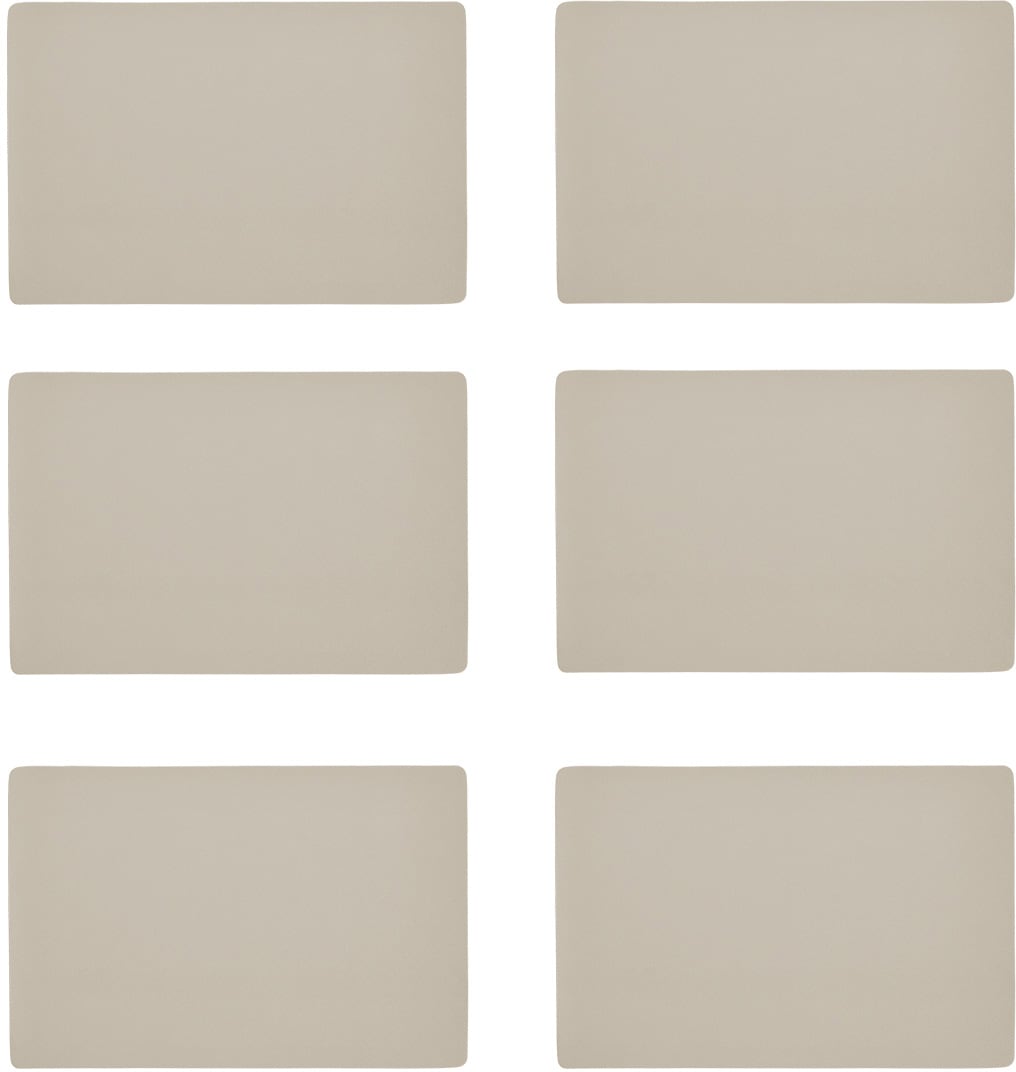 Zeller Present Platzset Kunstleder, metallic, 30x45 cm günstig online kaufen