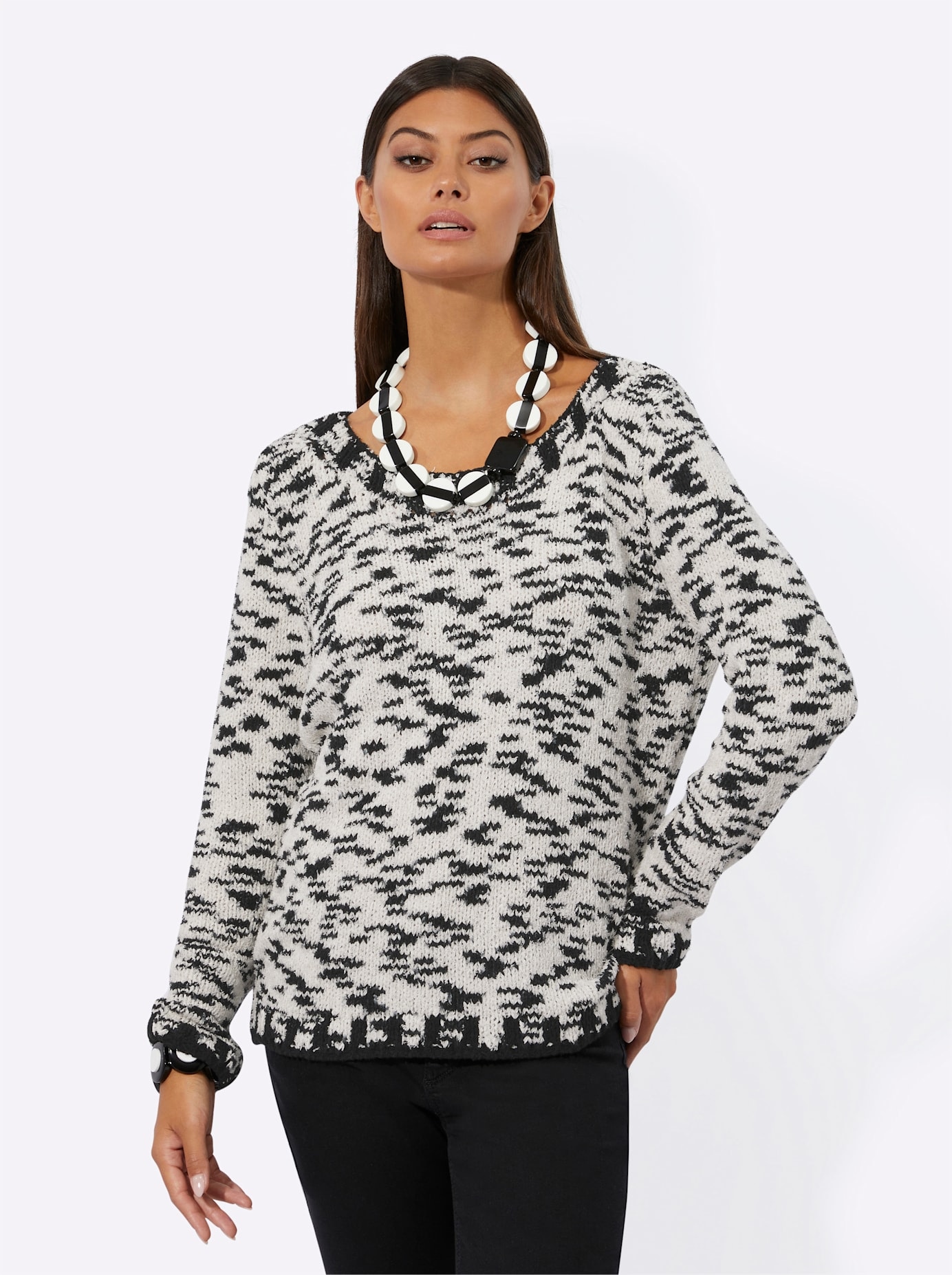 creation L Rundhalspullover »Pullover«