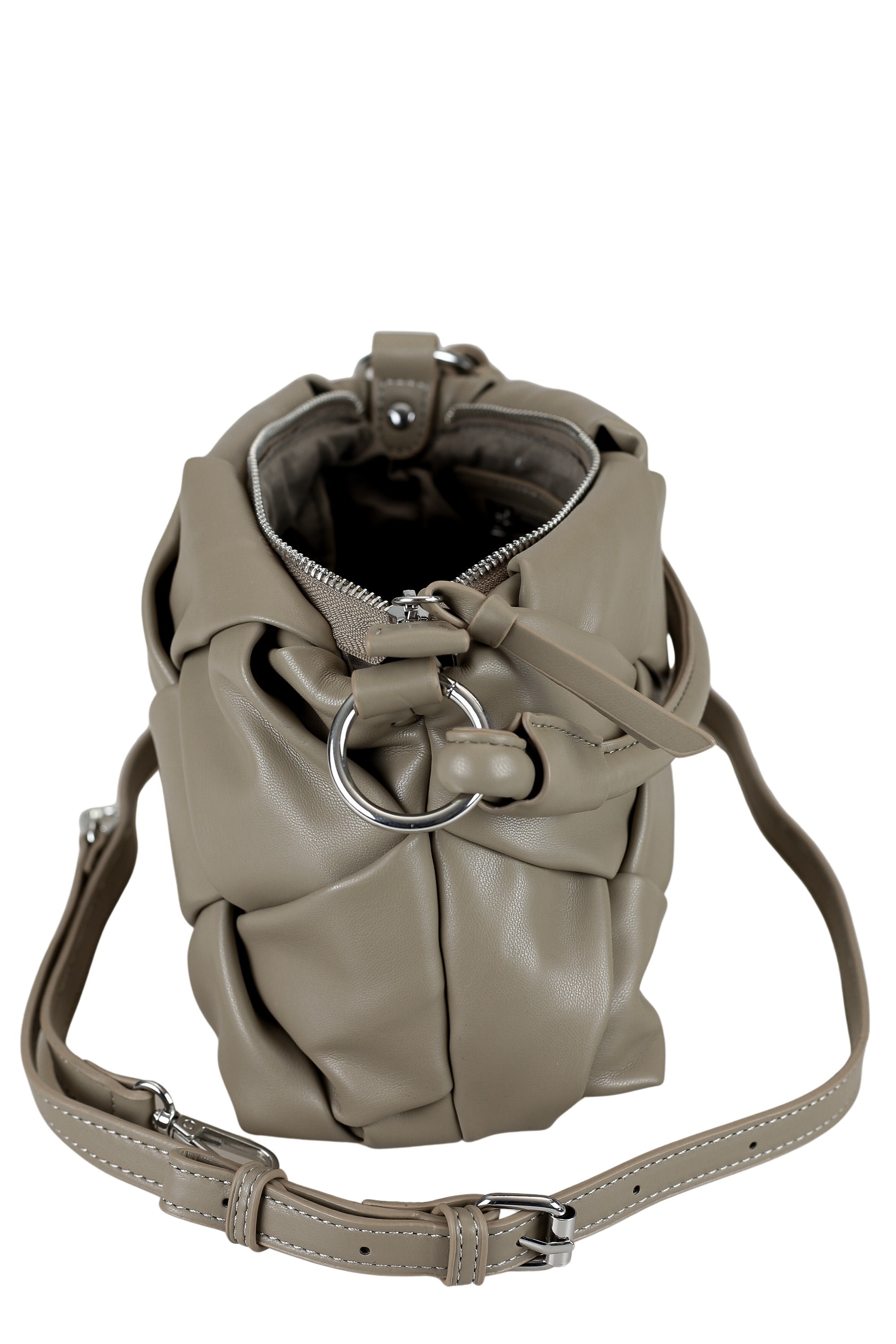 COLLEZIONE ALESSANDRO Schultertasche »Giorgia«, Elegante Flechttasche mit Trageriemen