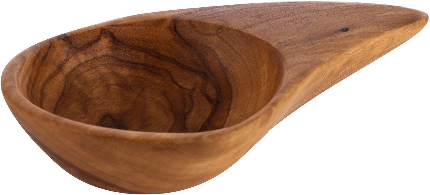 Thumbnail - APS Dipschale "OLIVE", 2 tlg., aus Holzwerkstoff, geöltes Olivenholz, jedes Teil ein Unikat