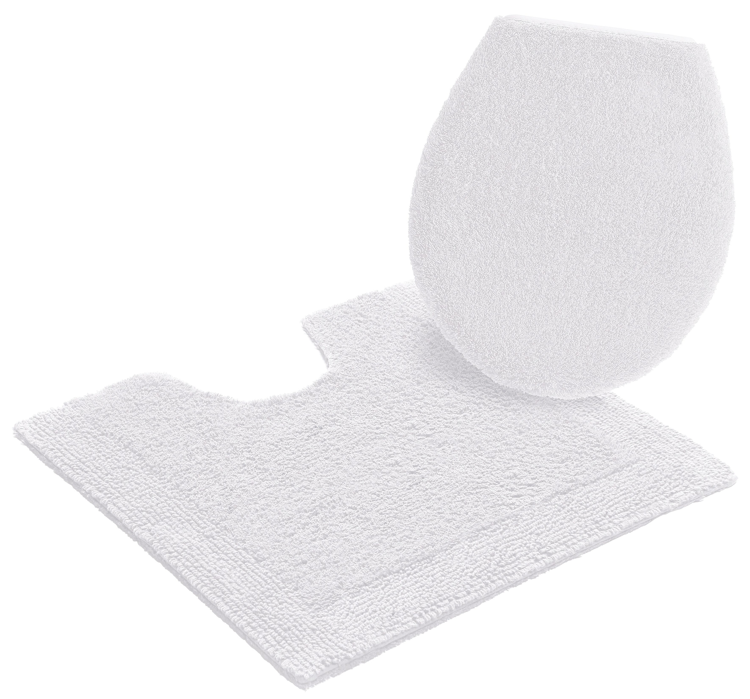 my home Badematte »Kapra, Badvorleger, Badezimmer Teppich«, beidseitig nutzbar-fußbodenheizungsgeeignet-strapazierfähig, mit Bordüre, Badteppich, Badematte