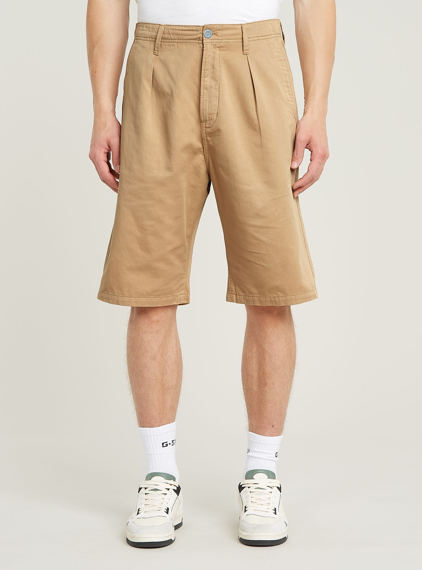 G-STAR Chinoshorts "Pleated Chino Shorts" günstig online kaufen