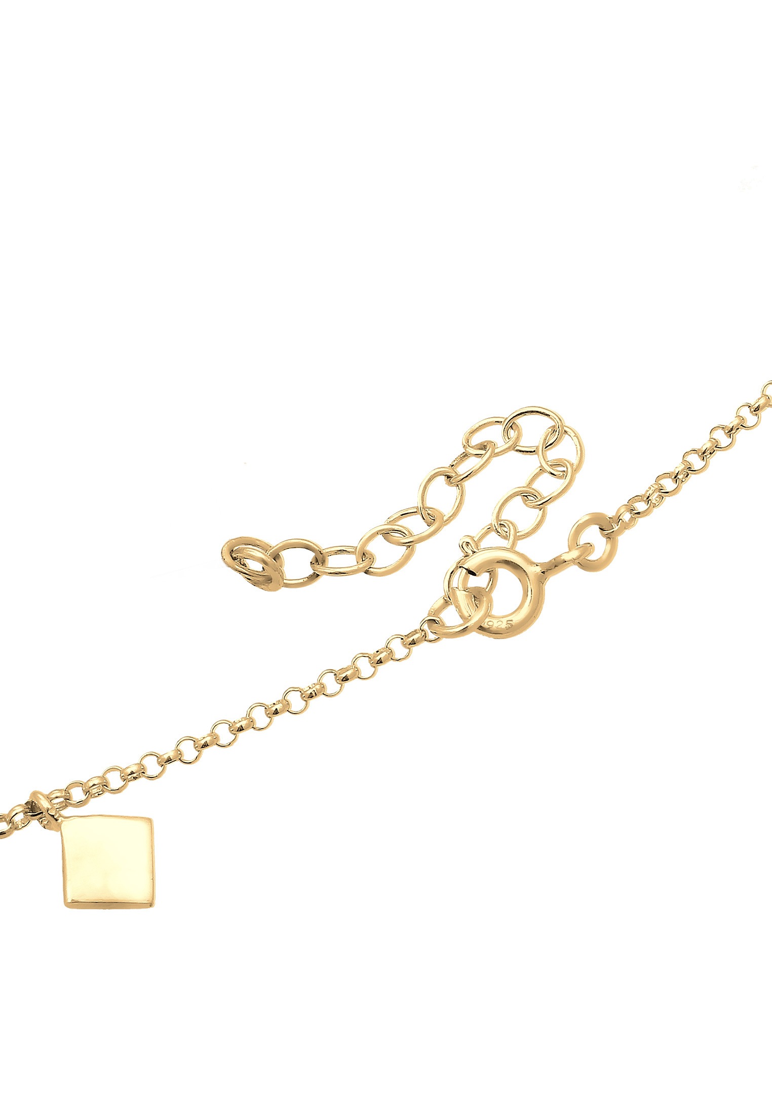 Elli Collier »Choker Glas Kristalle Weiß 925 Sterling Silber«
