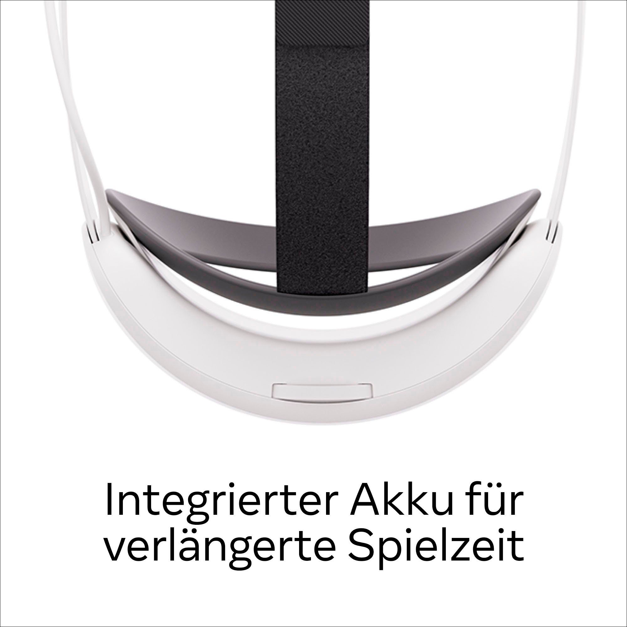 Meta Virtual-Reality-Brille »Quest 3 128 GB + Elite-Riemen mit Akku (Elite Strap with Battery)«