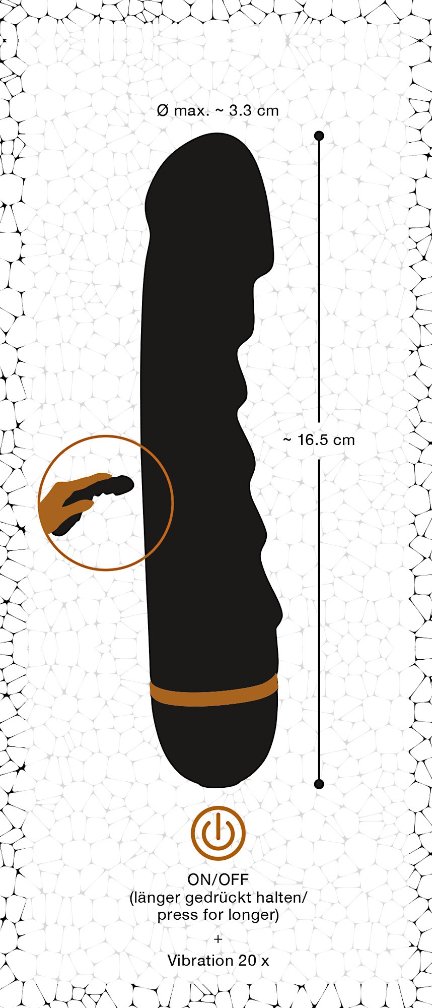 You2Toys Vibrator »Vibrator Bendy Ripple Vibrator«