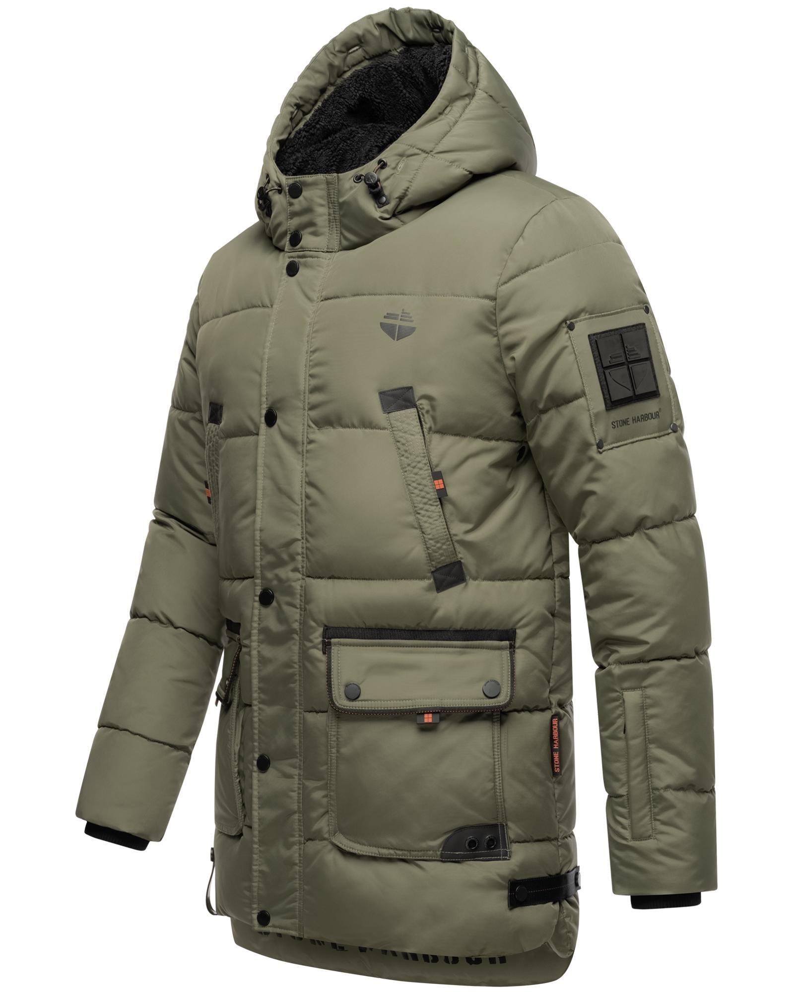 Stone Harbour Steppjacke »Mironoo«, mit Kapuze, stylische Outdoorjacke mit großer Kapuze