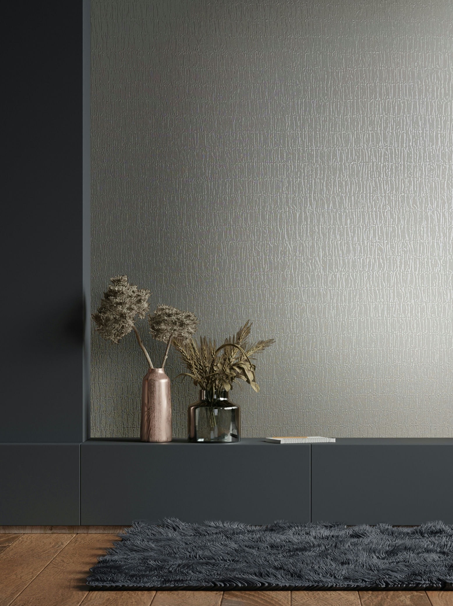 Marburg Vliestapete »Textured Tones«, Strukturmuster, moderne Tapete für Wohnzimmer Schlafzimmer Küche