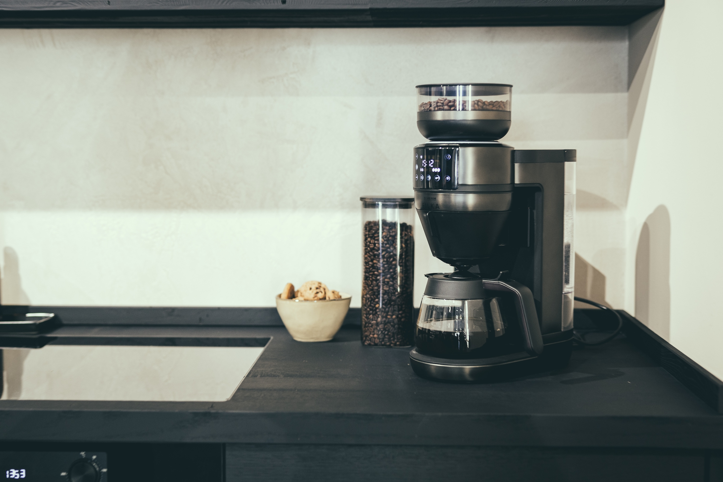 Severin Kaffeemaschine mit Mahlwerk »KA 4854 Filterkaffee-Vollautomat FILKA 2.0 Glas«, 1,4 l Kaffeekanne, Papierfilter-Permanentfilter, 1x4