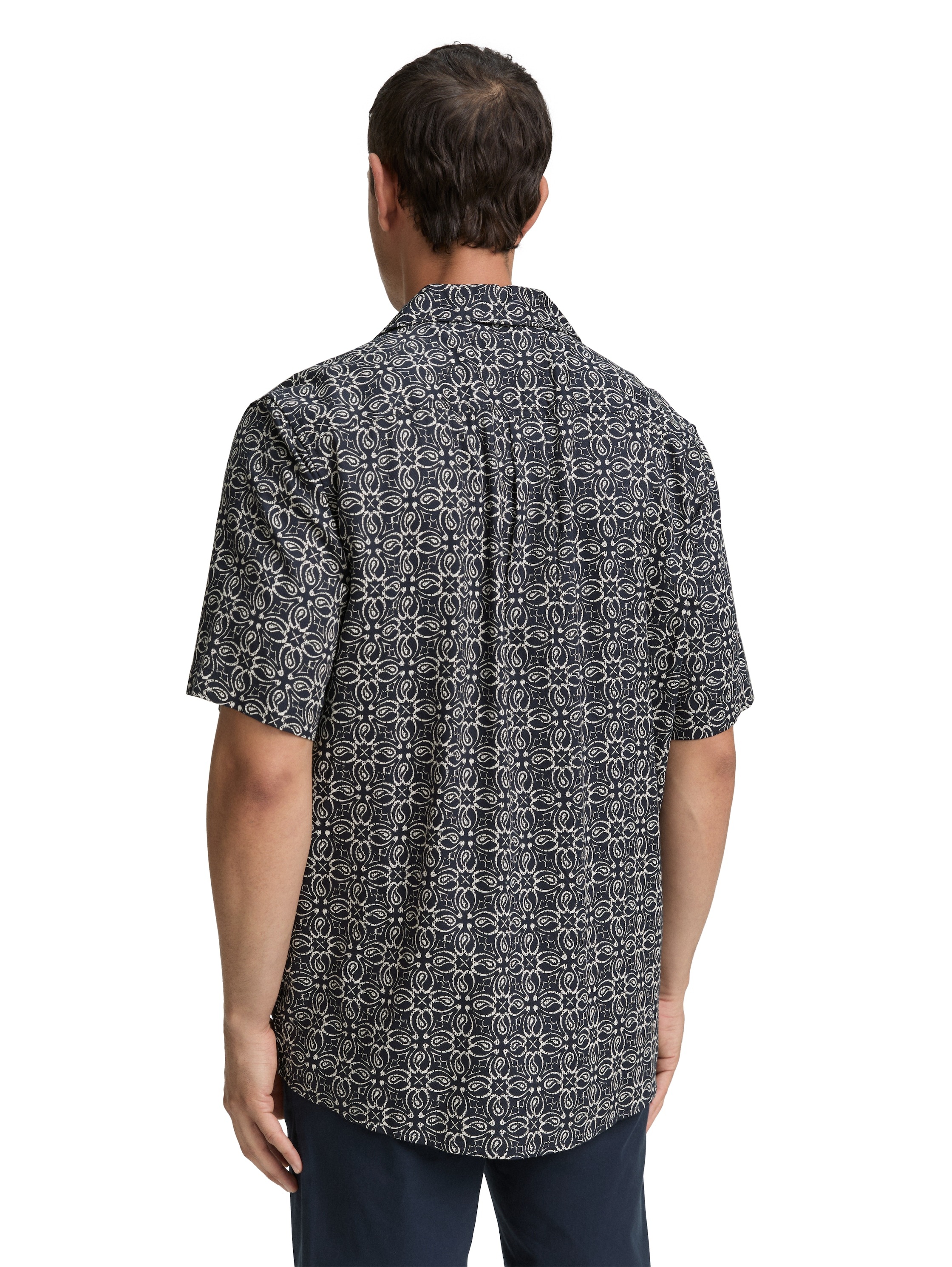 TOM TAILOR Kurzarmhemd, mit All-Over Print
