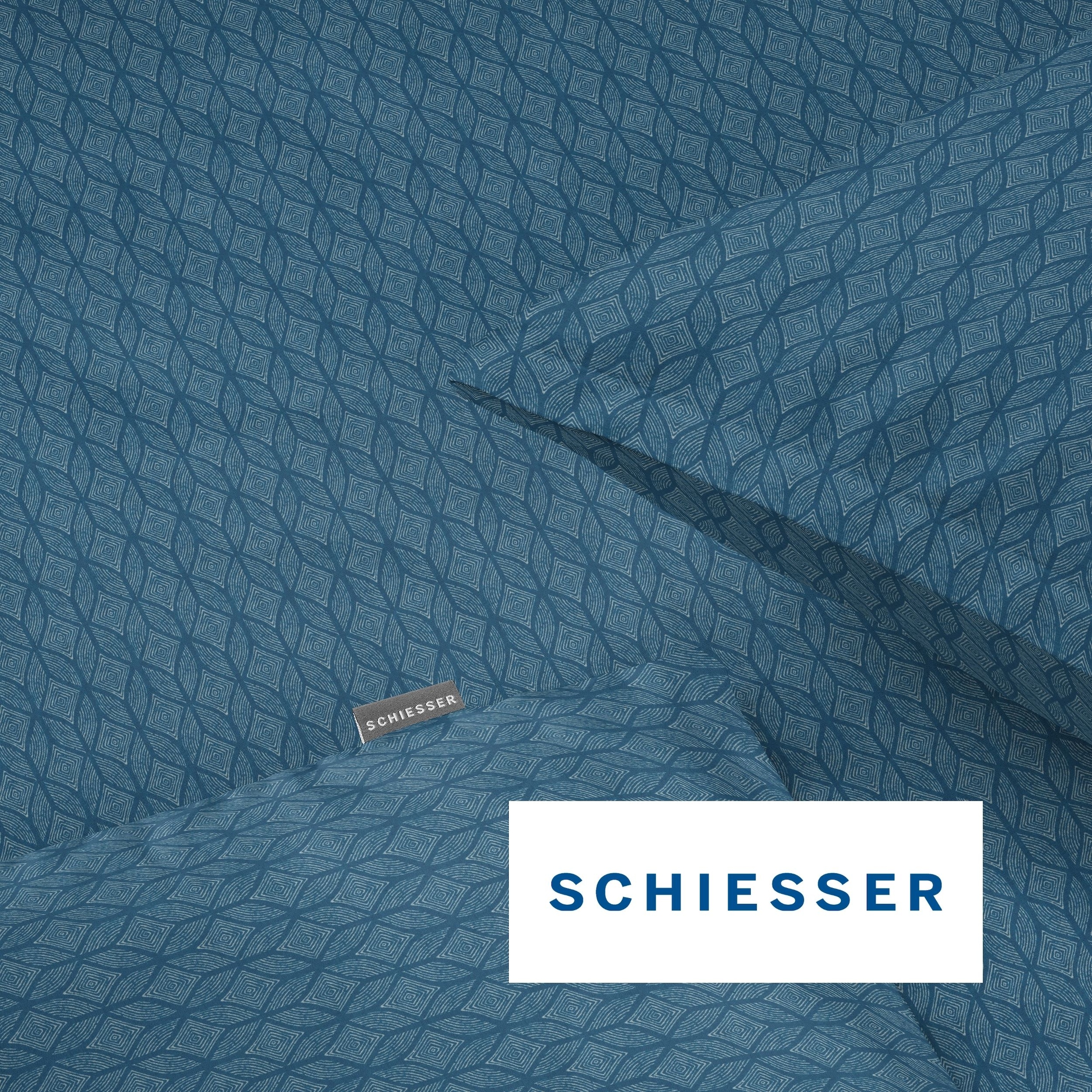 Schiesser Bettwäsche »Dotted Diamond aus weicher Baumwolle mit Grafikprint« 2 OEKO-TEX® MADE IN GREEN