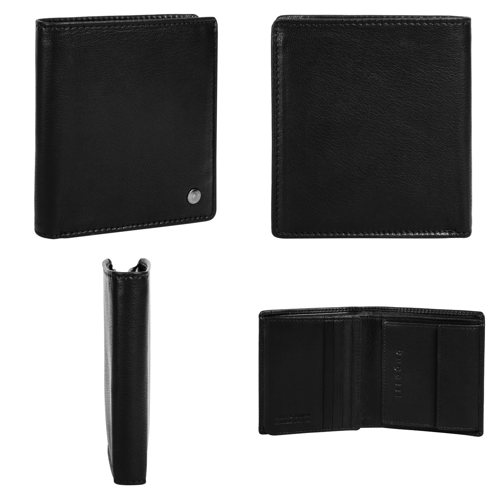 bugatti Geldbörse "BLACK MAGIC", echt Leder günstig online kaufen