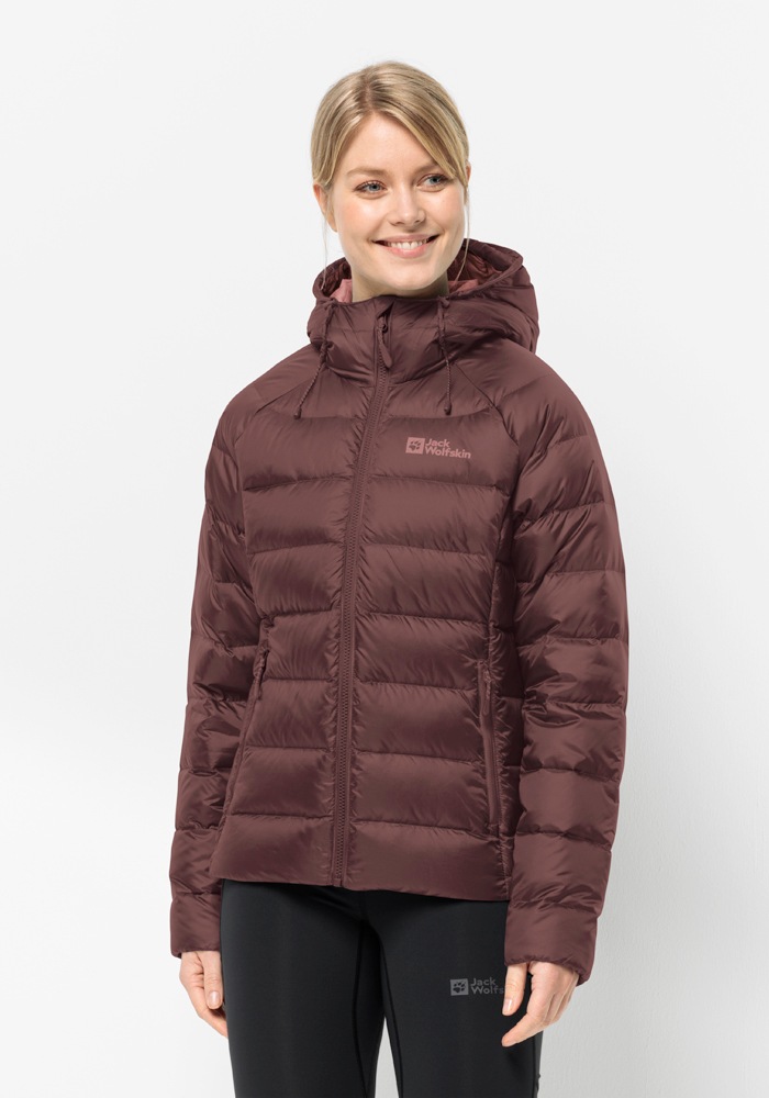 Jack Wolfskin Daunenjacke "NEBELHORN DOWN HOODY W", mit Kapuze