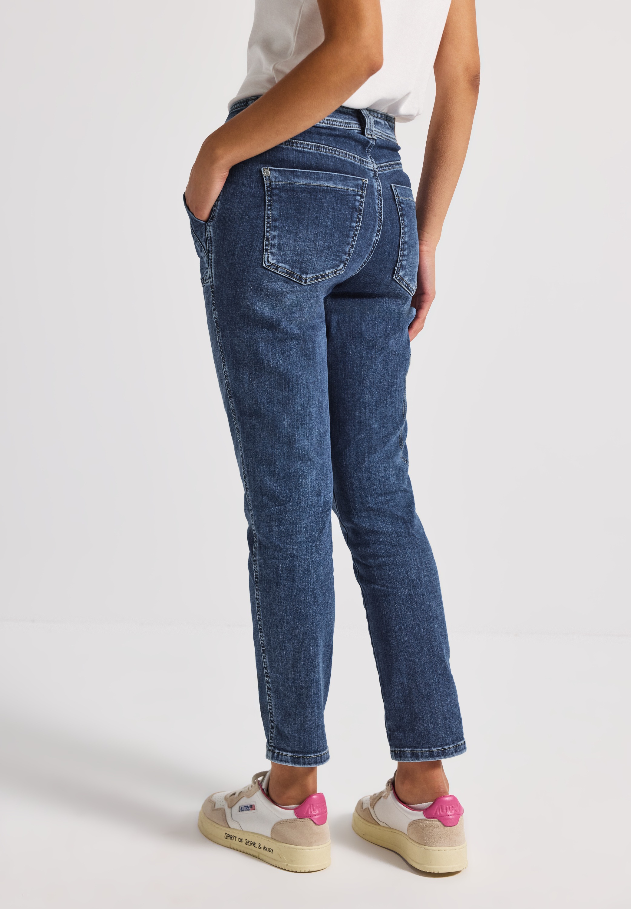STREET ONE Gerade Jeans, Middle Waist günstig online kaufen