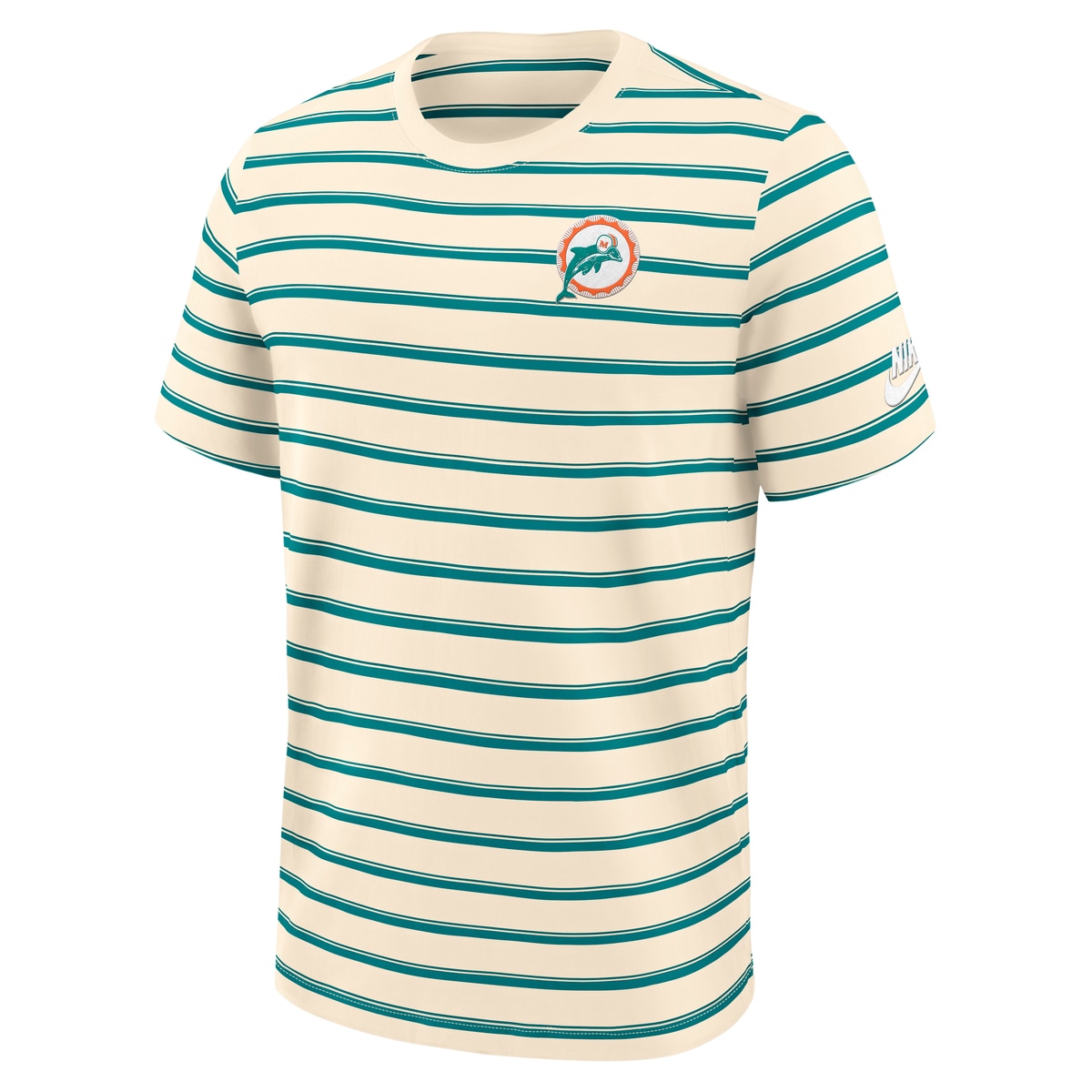 Nike T-Shirt »Nike T-Shirt Miami Dolphins Nike Rewind Club Striped Tee«
