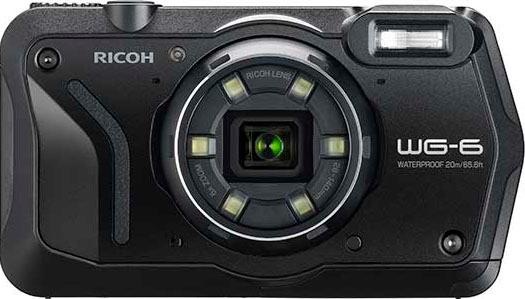 Ricoh Outdoor-Kamera »WG-6«, RICOH Objektiv, 11 Elemente in 9 Gruppen (5 asphärische Elemente), 20 MP, 5 fachx opt. Zoom