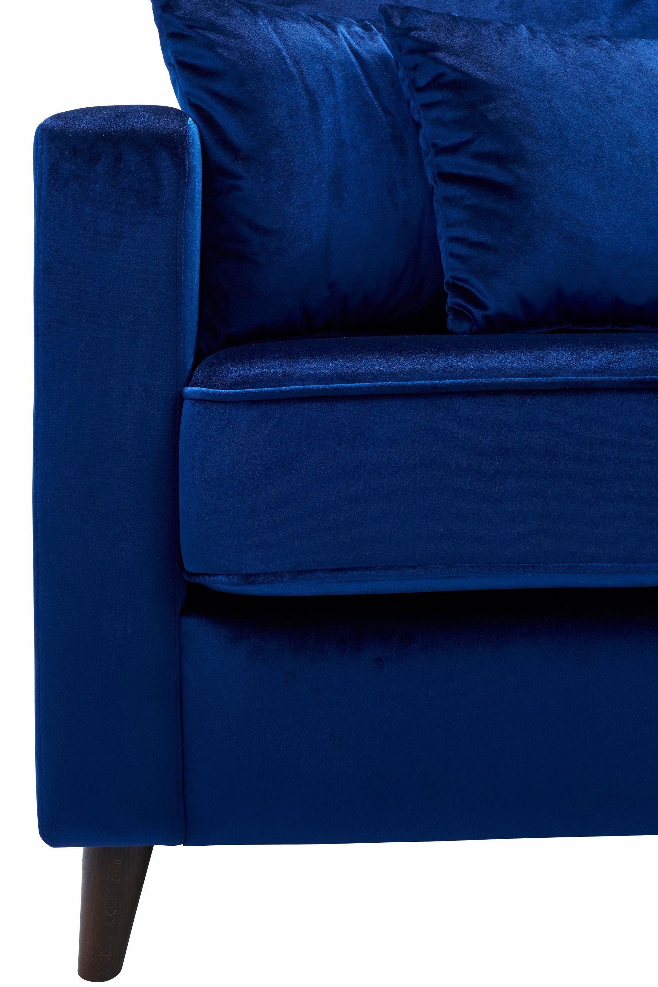 Guido Maria Kretschmer Home&Living Ecksofa »Renesse L-Form«, lose Kissen, Keder an Sitzkissen
