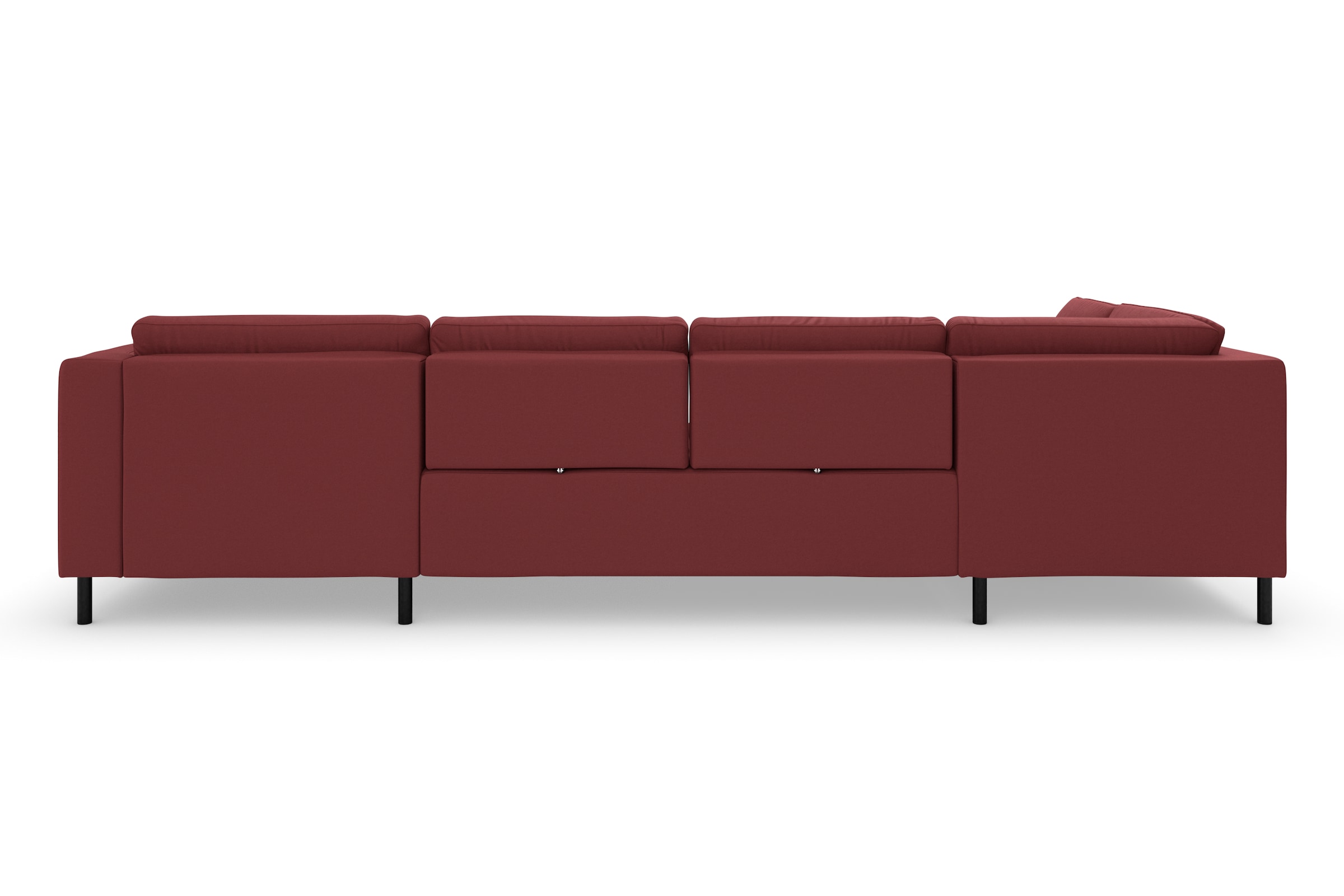 sit&more Wohnlandschaft »Olsen U-Form«, inklusive Sitztiefenverstellung, wahlweise mit Bettfunktion, 15cm hoch