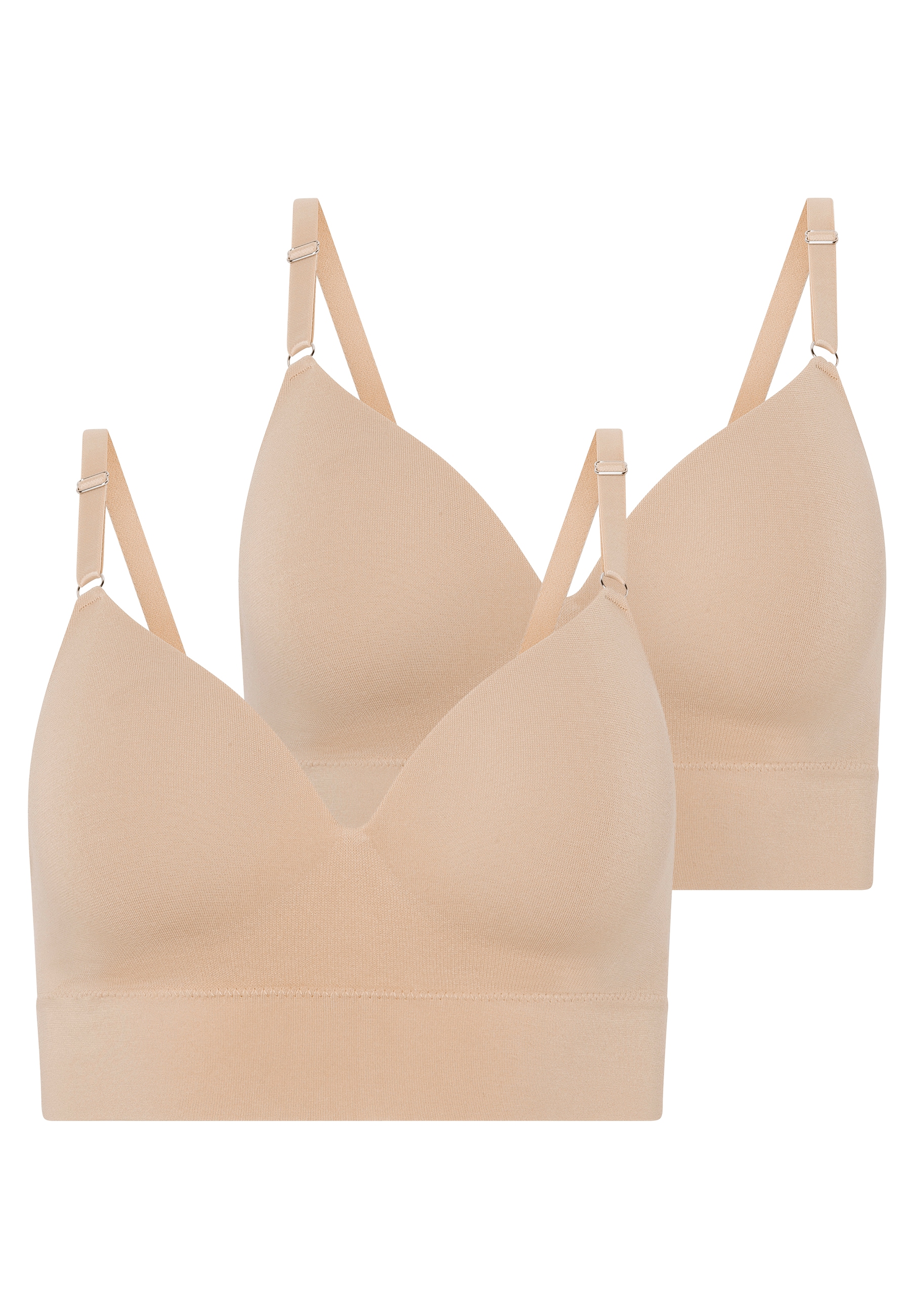 Jockey Bralette "Seamfree Comfort" tiefer V-Ausschnitt, schmale Träger, ohne Seitennähte