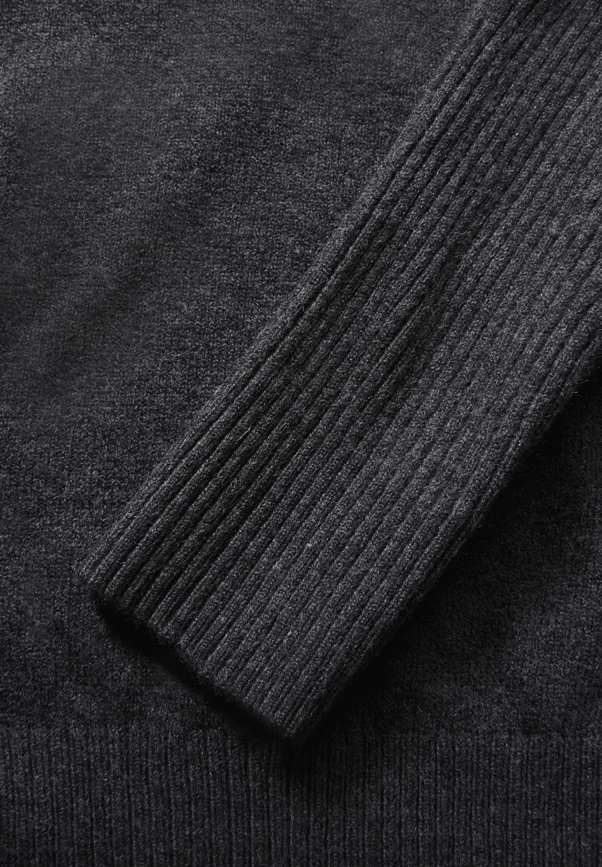 STREET ONE Strickpullover, mit Stehkragen