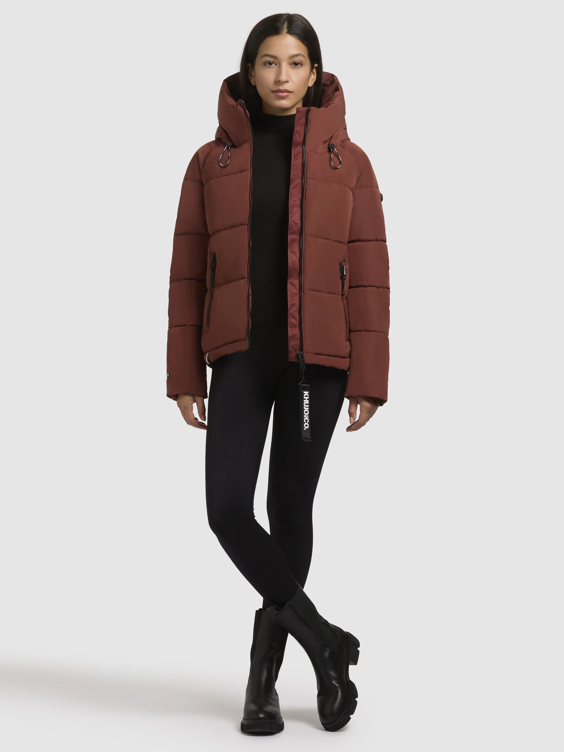khujo Steppjacke »SUME«, mit Kapuze