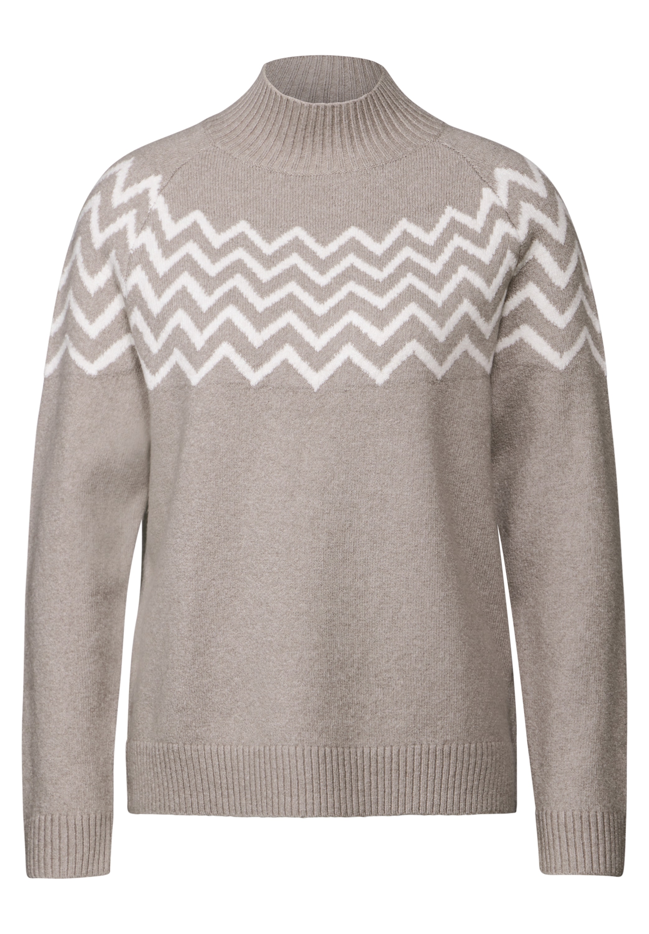 STREET ONE Strickpullover, mit grafischem Muster