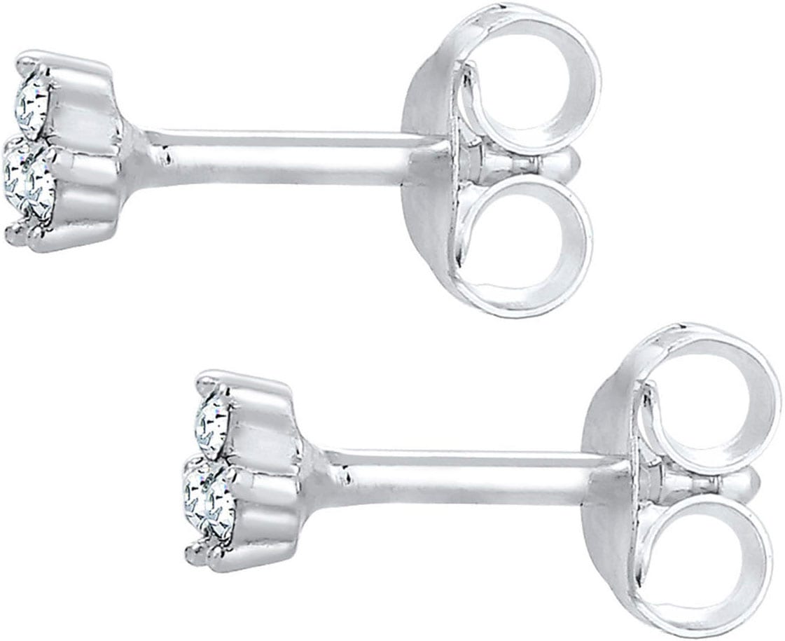 Elli Paar Ohrstecker »Schmuck Geschenk Silber 925 Ohrringe, 0306292717«, mit Glasstein