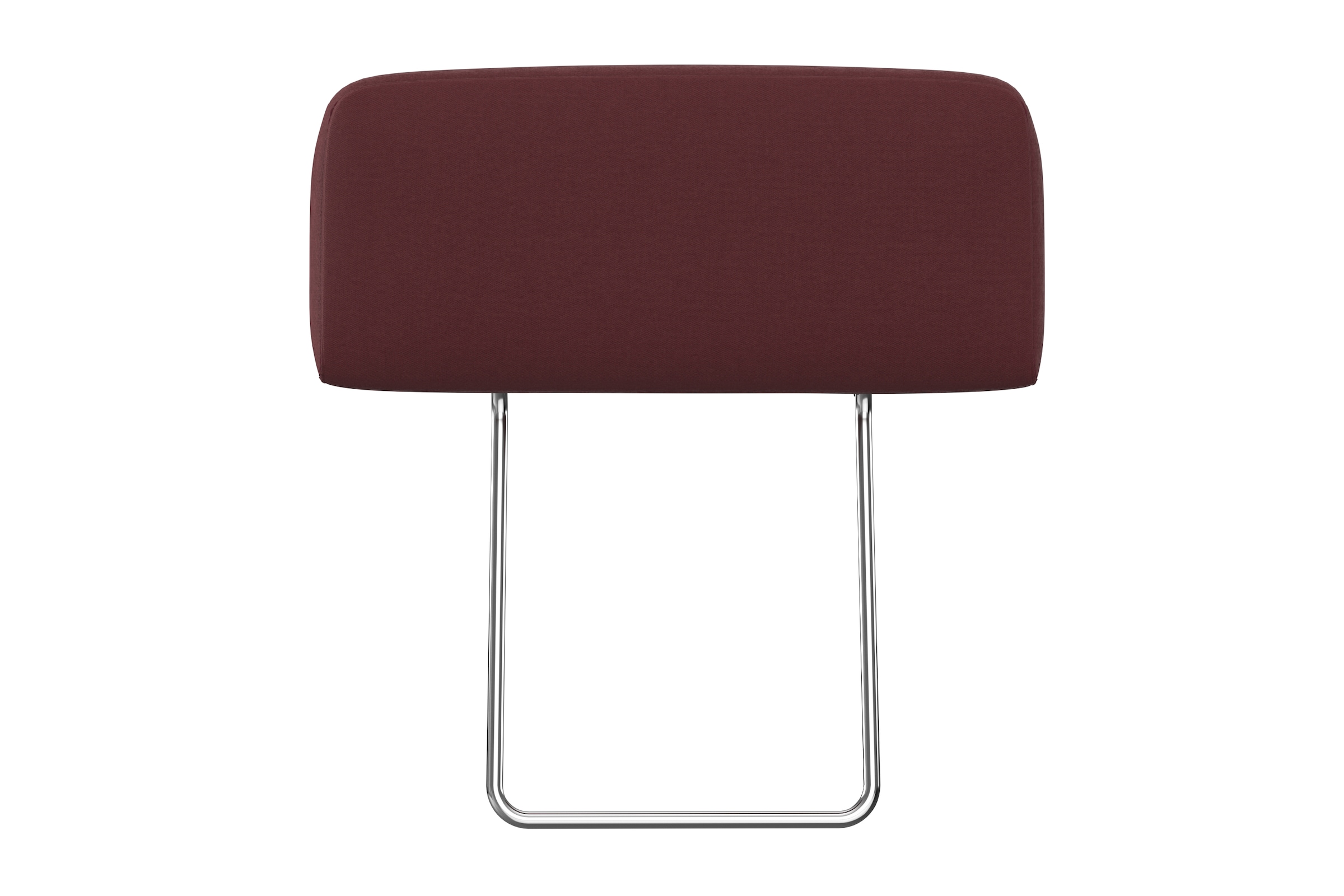 Kopfstütze SIT & MORE, B:52cm H:22cm T:12cm, rot, Polsterauflagen, "Visby", auch erhältlich in dem mit Wasser zu reinigendem "Soft clean" Bezug