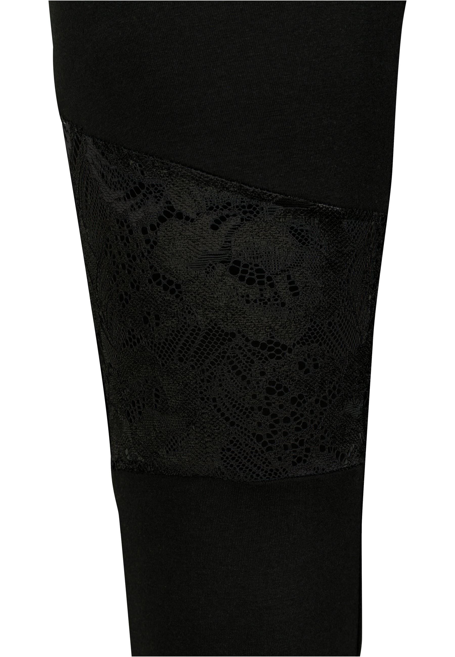 URBAN CLASSICS Leggings »Urban Classics Damen Ladies Laces Inset Leggings«, (1 tlg.)