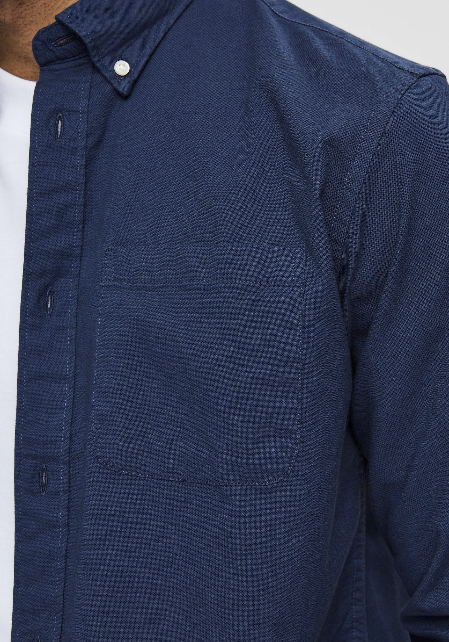 Thumbnail - SELECTED HOMME Langarmhemd "SLHREGRICK-OX SHIRT LS NOOS", mit Brusttasche