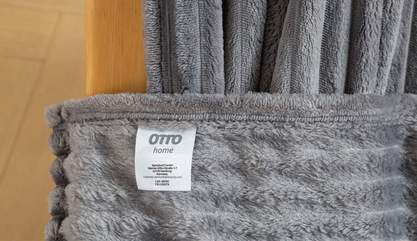 OTTO home Wohndecke »Millara« Kuscheldecke in Cord-Optik, 150x200 cm, Wohndecke, Sofadecke,