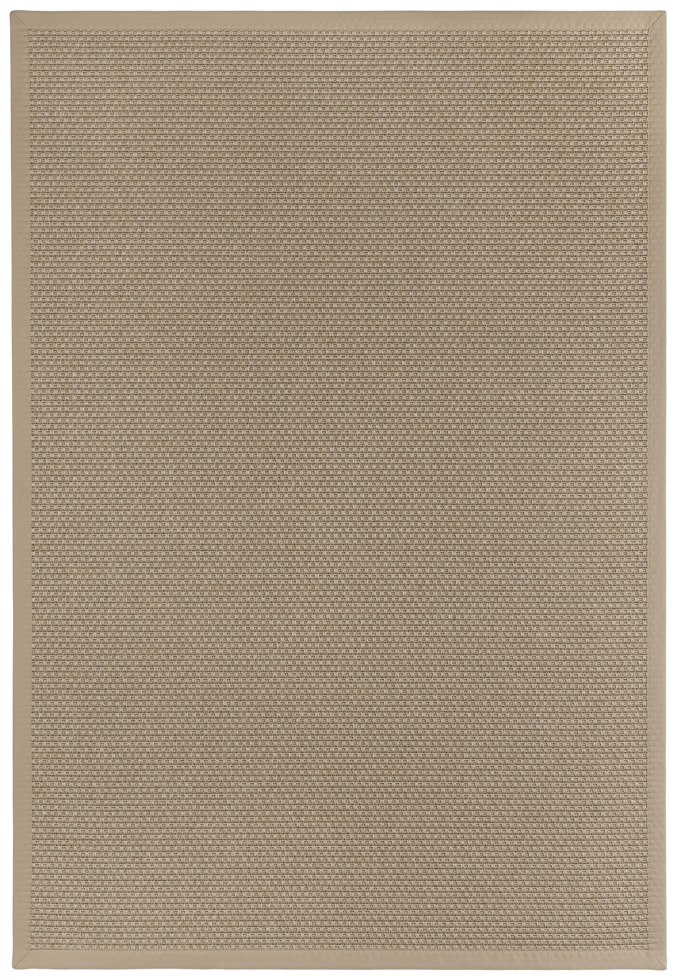 Thumbnail - Dekowe Teppich "Basic S2 Karree" rechteckig 10 mm Höhe Sisaloptik, mit Bordüre, In- und Outdoor geeignet