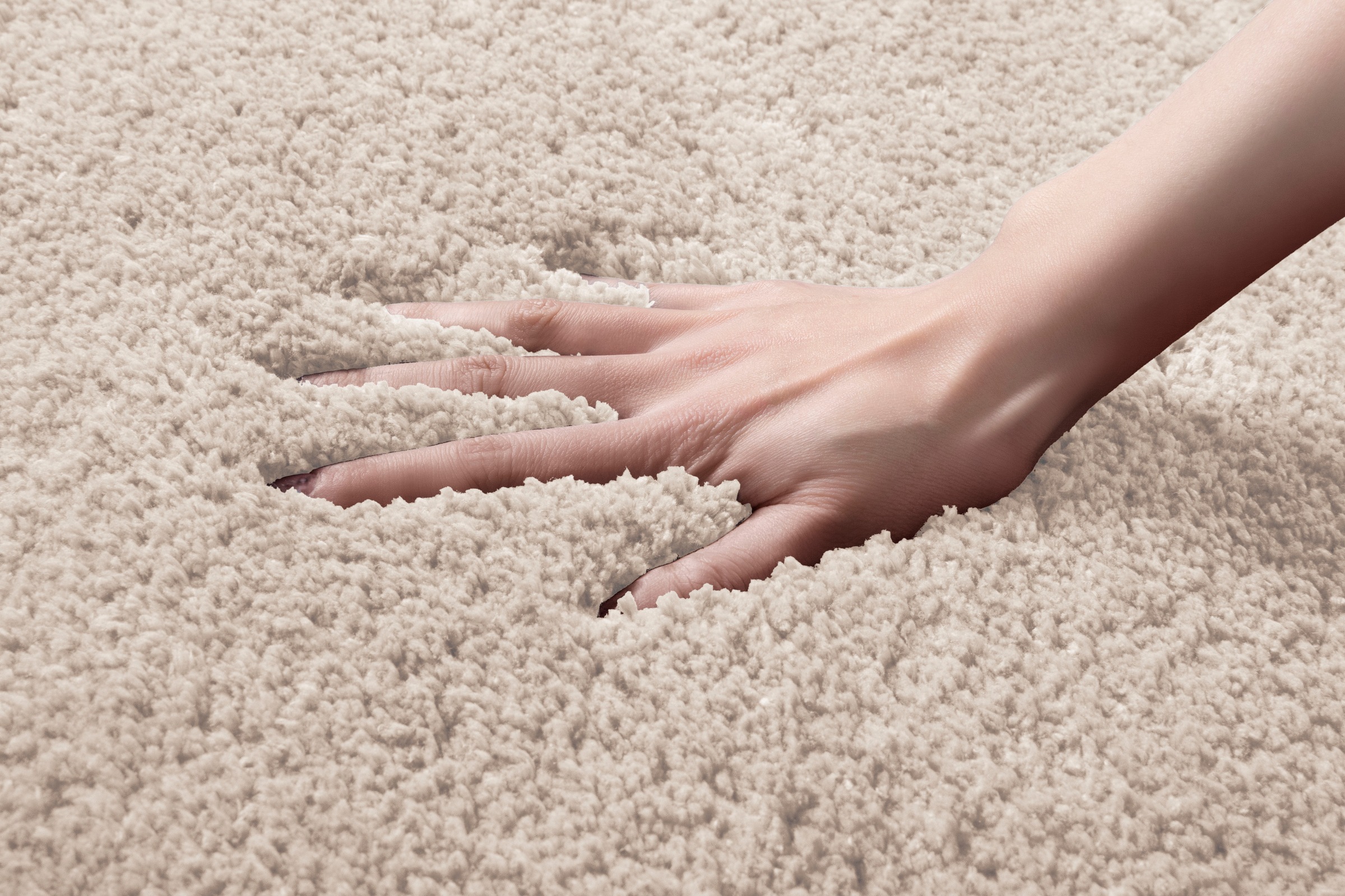 my home Badematte »Sanremo, Badvorleger, Badezimmer Teppich, sehr weich«, rutschhemmend beschichtet, fußbodenheizungsgeeignet-schnell trocknend, Badteppich, unifarben, rechteckig, rund & als 3-tlg. Set erhältlich